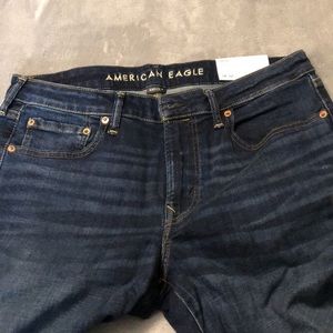 COPY - NWT American Eagle Airflex+ Original Straight Mens jeans. Dark Wash size…